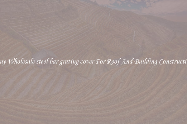 Buy Wholesale steel bar grating cover For Roof And Building Construction