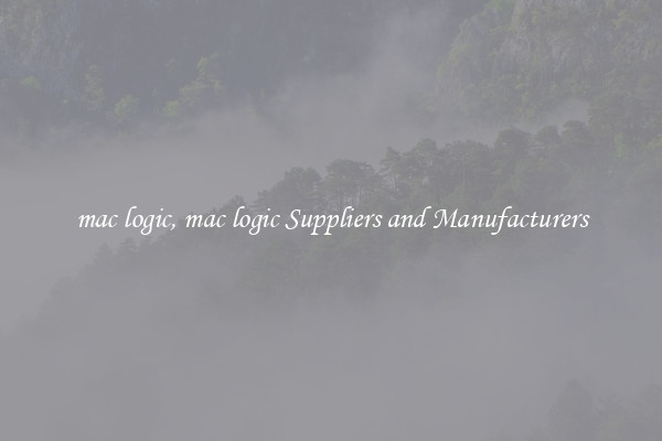 mac logic, mac logic Suppliers and Manufacturers