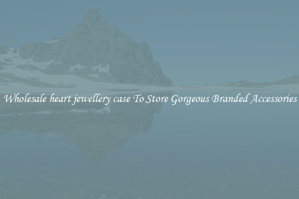 Wholesale heart jewellery case To Store Gorgeous Branded Accessories