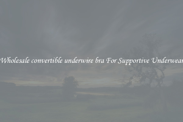 Wholesale convertible underwire bra For Supportive Underwear