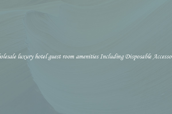 Wholesale luxury hotel guest room amenities Including Disposable Accessories 