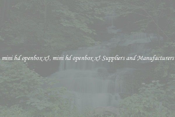 mini hd openbox x5, mini hd openbox x5 Suppliers and Manufacturers