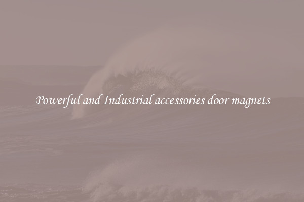 Powerful and Industrial accessories door magnets