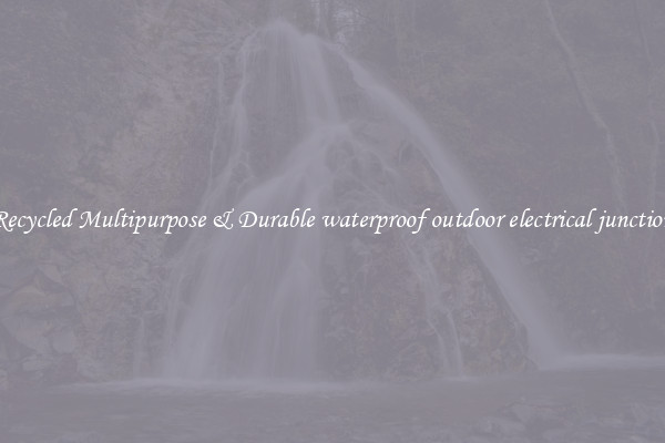 Recycled Multipurpose & Durable waterproof outdoor electrical junction